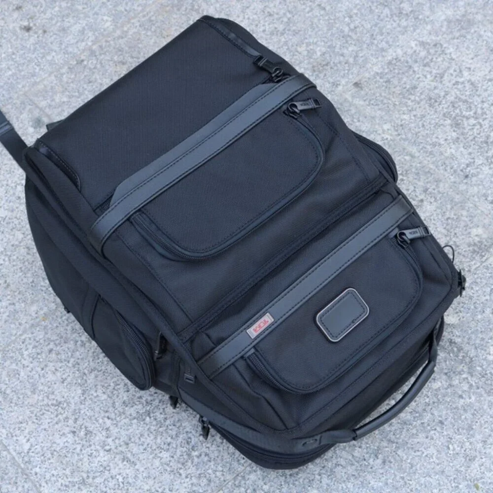 TUMI Alpha 3 Backpack | Ballistic Nylon Large Capacity | Business & Travel
